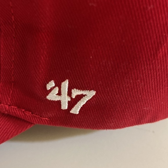 WASHINGTON NATIONAL RED WITH WHITE EMBROIDERY ADULT 47 HAT - Picture 3 of 10